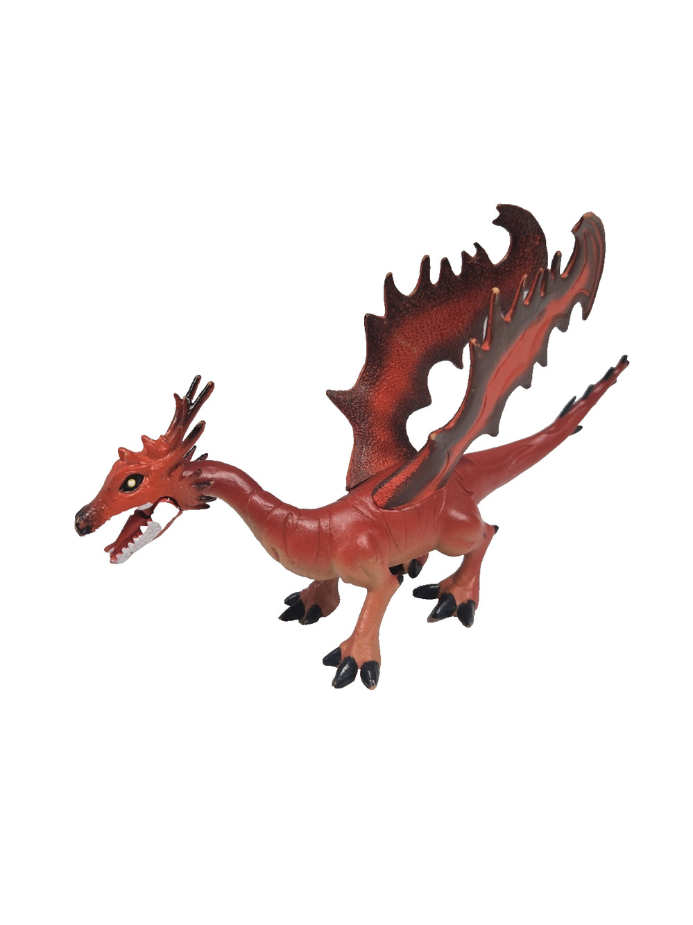 Wolverine Vintage Winged Red Dragon Mythical Fantasy Creature PVC Figure 9 Inch